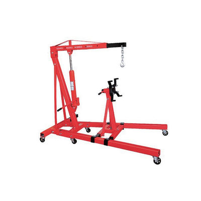 2T Folding Shop Crane : Auto/Agri Repair, 0-2350mm Boom + 1500LB Stand