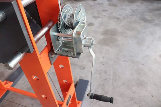 Powder Coating 75 Ton Bengkel Hidrolik Press Dengan Pengukur Tekanan