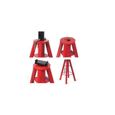10-12Ton Jack Stands: Inclined Teeth, Cast Iron Post for Heavy Trucks/Loaders/Agriculture