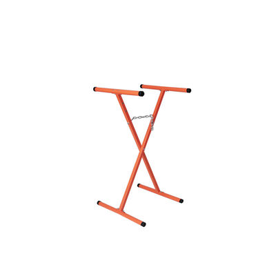 Folding Work Stand YD81-006A: Single Chain Height Adjustment, Orange/OEM, for Auto/DIY/Workshop Use